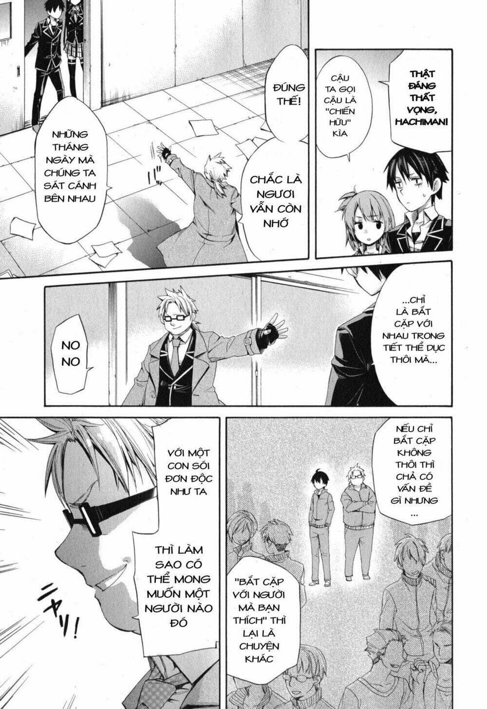 Truyện Tranh Chuyện Tình Thanh Xuân Bi Hài Của Tôi Quả Nhiên Là Sai Lầm - Oregairu trang 6