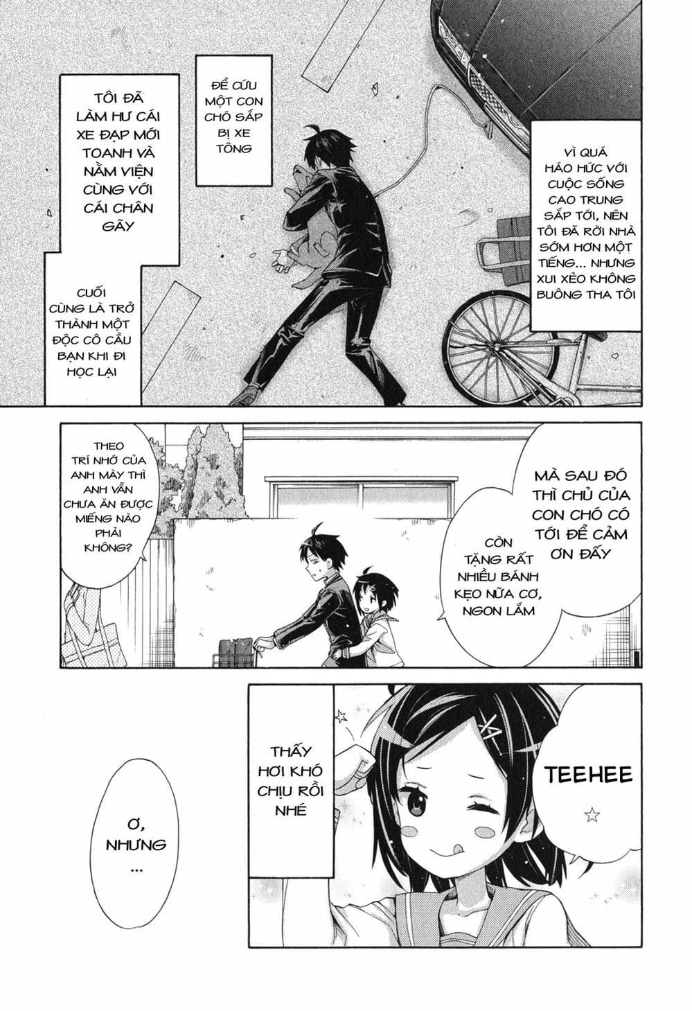 Truyện Tranh Chuyện Tình Thanh Xuân Bi Hài Của Tôi Quả Nhiên Là Sai Lầm - Oregairu trang 6