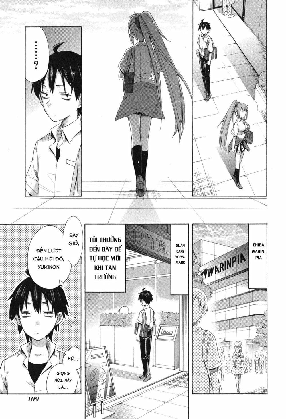 Truyện Tranh Chuyện Tình Thanh Xuân Bi Hài Của Tôi Quả Nhiên Là Sai Lầm - Oregairu trang 6