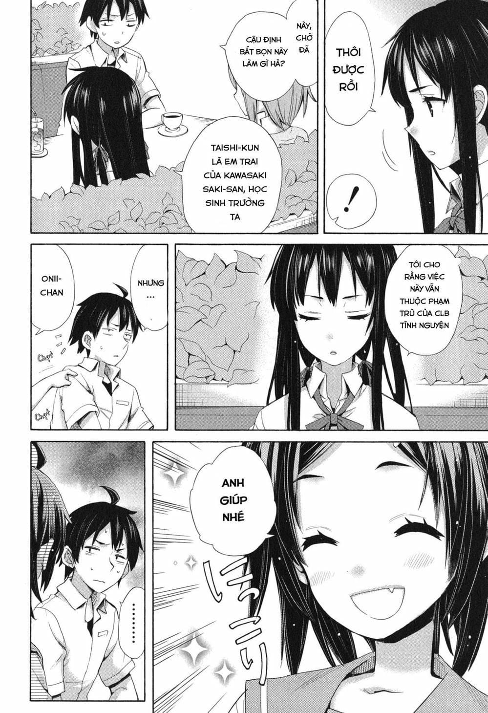 Truyện Tranh Chuyện Tình Thanh Xuân Bi Hài Của Tôi Quả Nhiên Là Sai Lầm - Oregairu trang 6