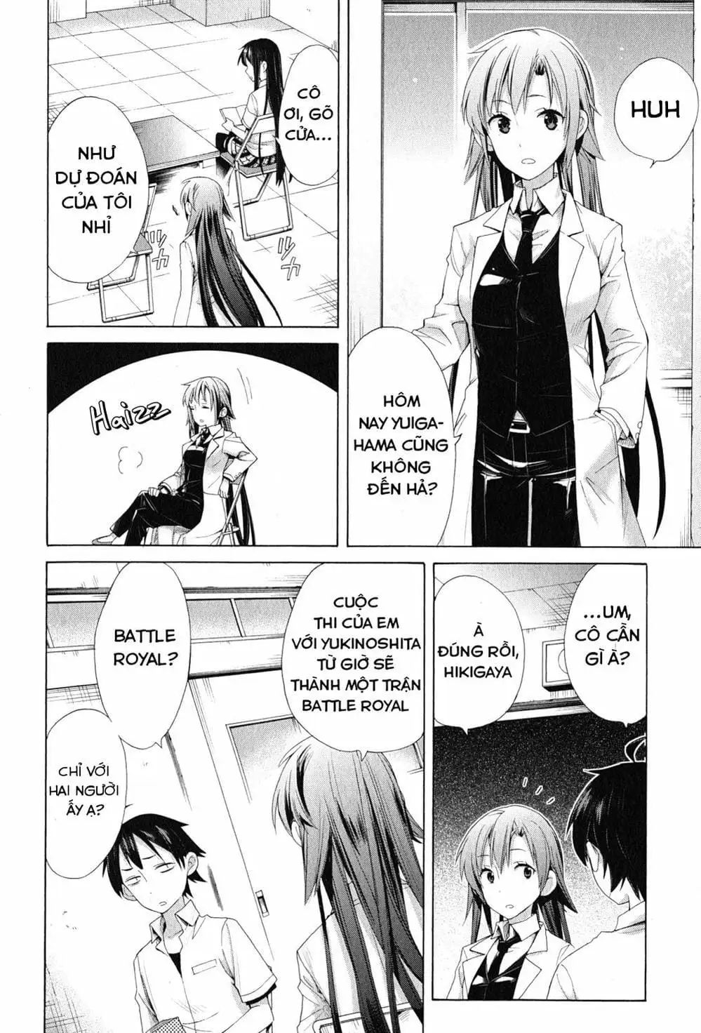 Truyện Tranh Chuyện Tình Thanh Xuân Bi Hài Của Tôi Quả Nhiên Là Sai Lầm - Oregairu trang 6