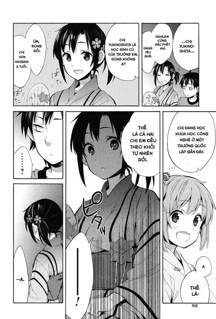 Truyện Tranh Chuyện Tình Thanh Xuân Bi Hài Của Tôi Quả Nhiên Là Sai Lầm - Oregairu trang 6