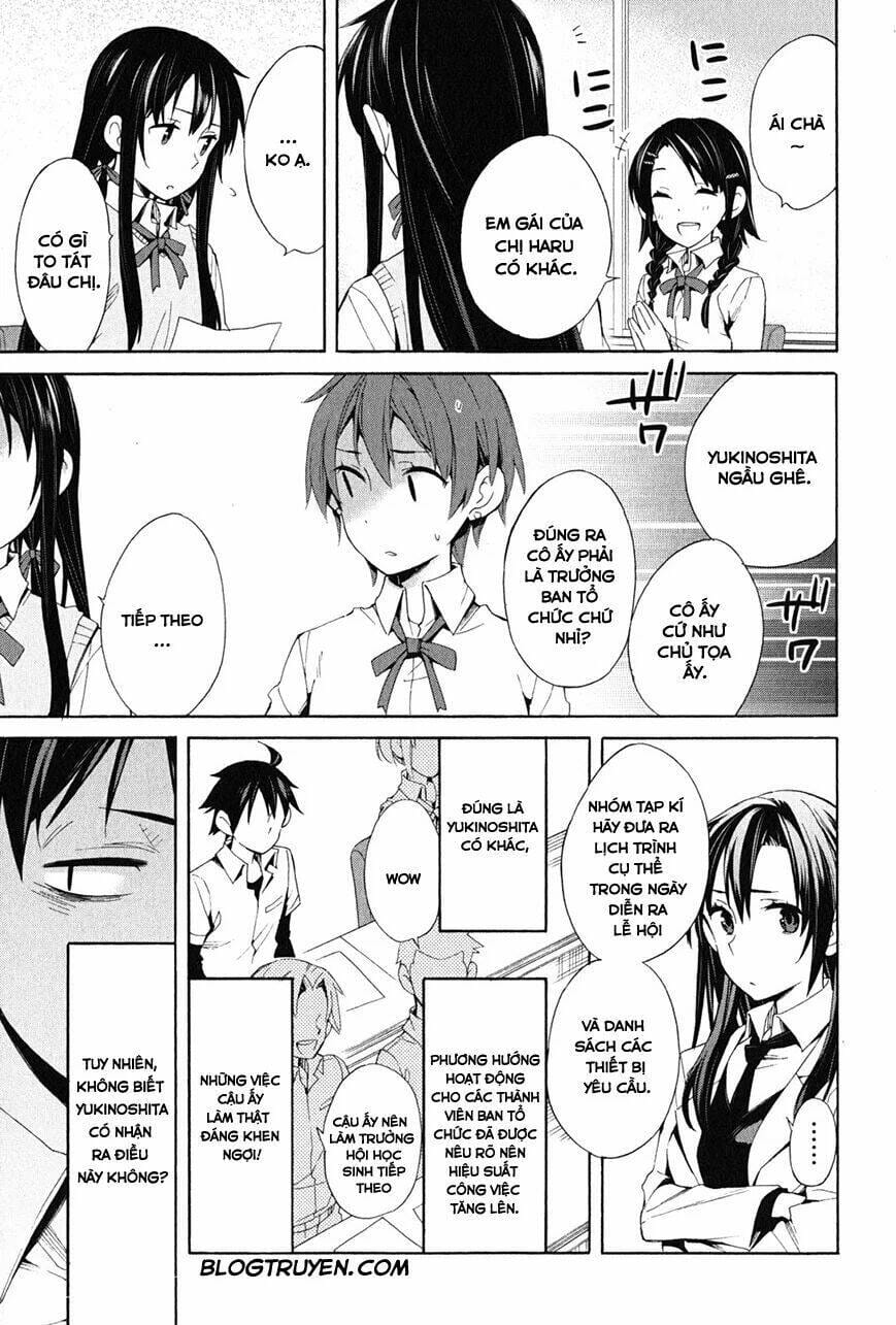 Truyện Tranh Chuyện Tình Thanh Xuân Bi Hài Của Tôi Quả Nhiên Là Sai Lầm - Oregairu trang 6