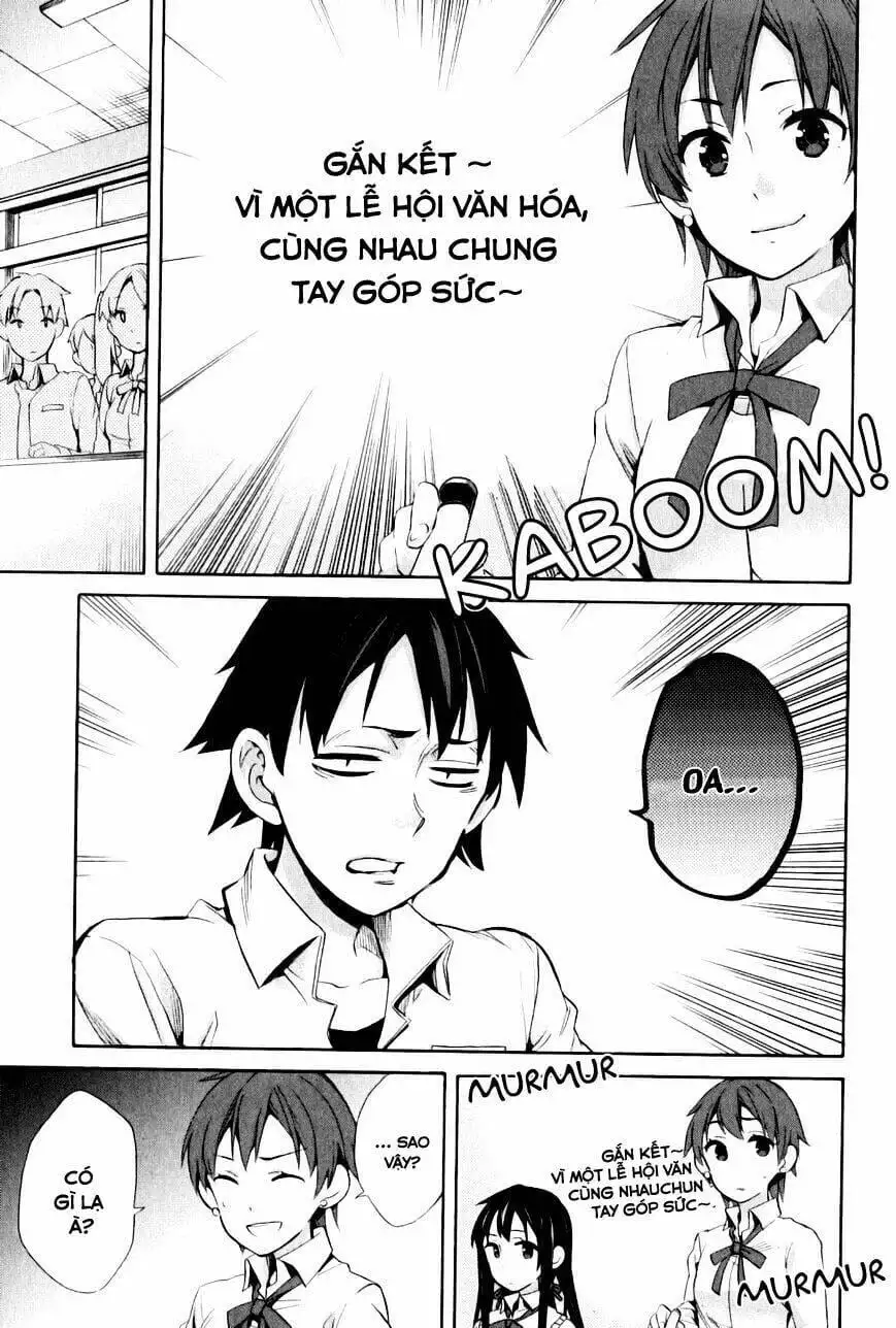 Truyện Tranh Chuyện Tình Thanh Xuân Bi Hài Của Tôi Quả Nhiên Là Sai Lầm - Oregairu trang 6