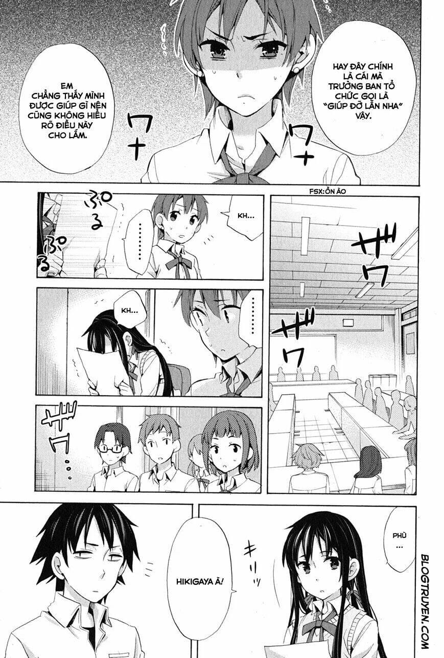 Truyện Tranh Chuyện Tình Thanh Xuân Bi Hài Của Tôi Quả Nhiên Là Sai Lầm - Oregairu trang 6