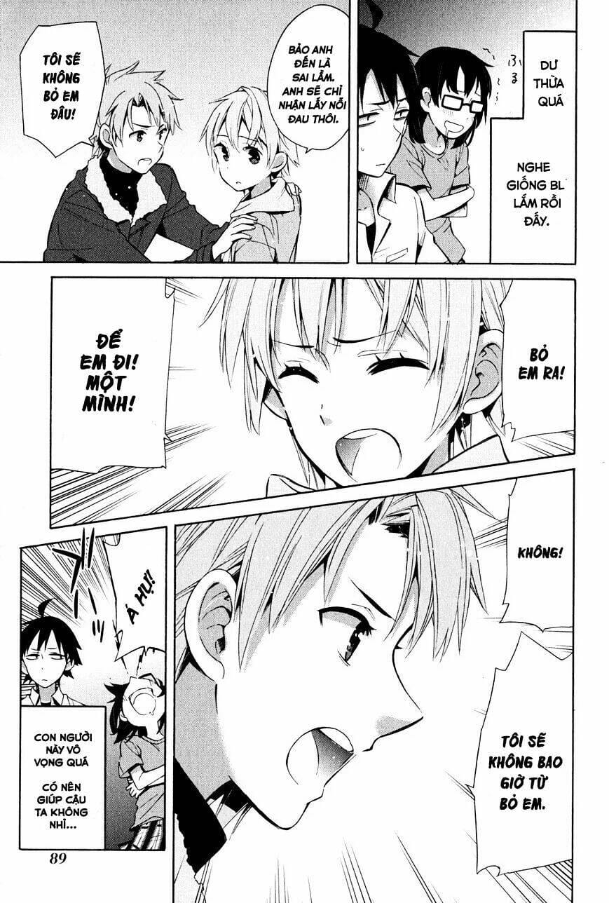 Truyện Tranh Chuyện Tình Thanh Xuân Bi Hài Của Tôi Quả Nhiên Là Sai Lầm - Oregairu trang 6