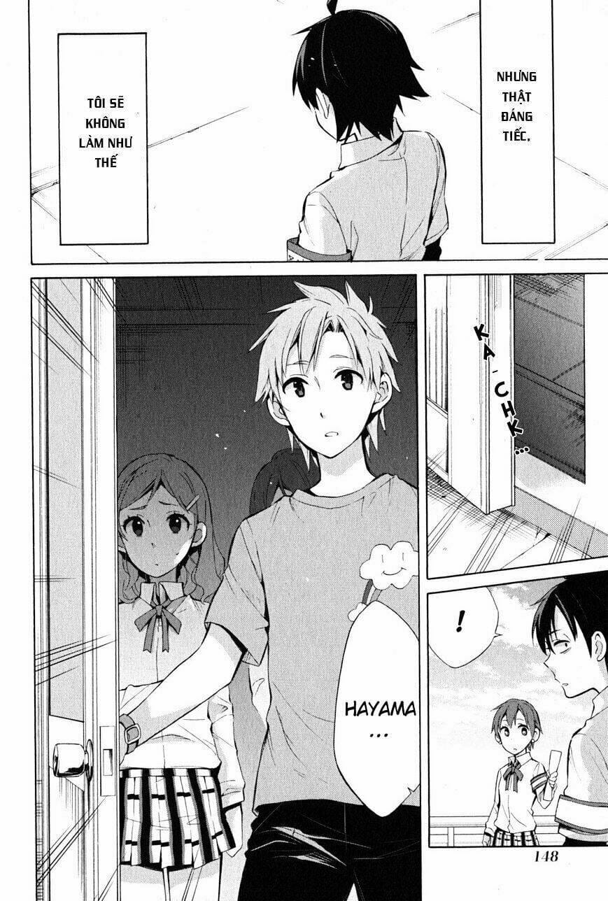 Truyện Tranh Chuyện Tình Thanh Xuân Bi Hài Của Tôi Quả Nhiên Là Sai Lầm - Oregairu trang 6