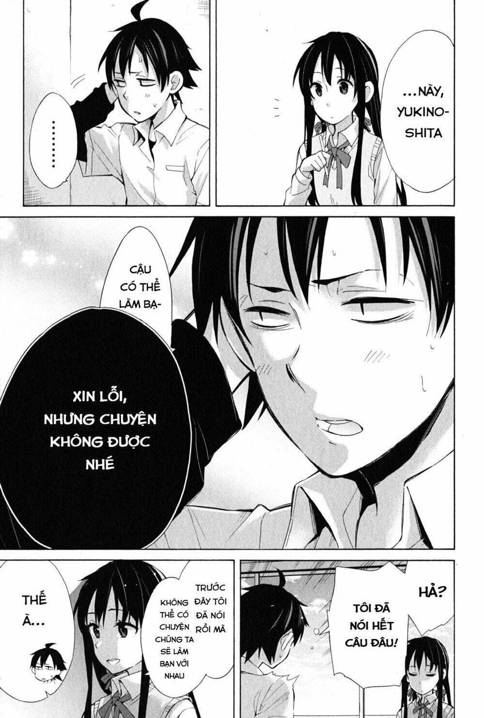 Truyện Tranh Chuyện Tình Thanh Xuân Bi Hài Của Tôi Quả Nhiên Là Sai Lầm - Oregairu trang 6