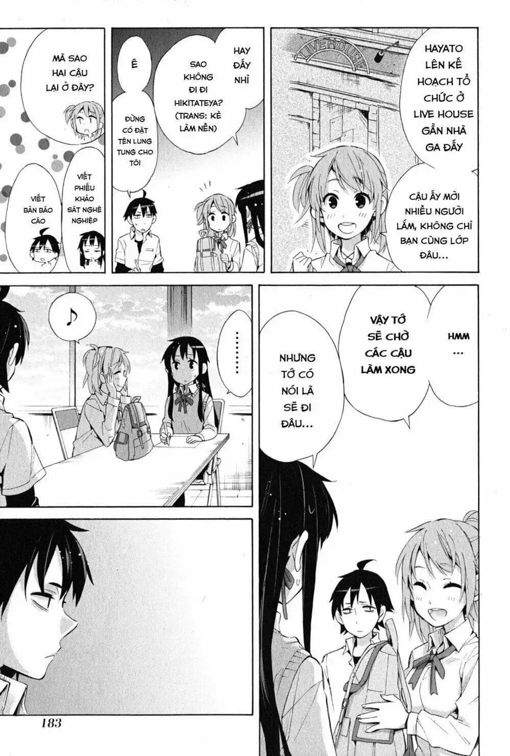 Truyện Tranh Chuyện Tình Thanh Xuân Bi Hài Của Tôi Quả Nhiên Là Sai Lầm - Oregairu trang 6