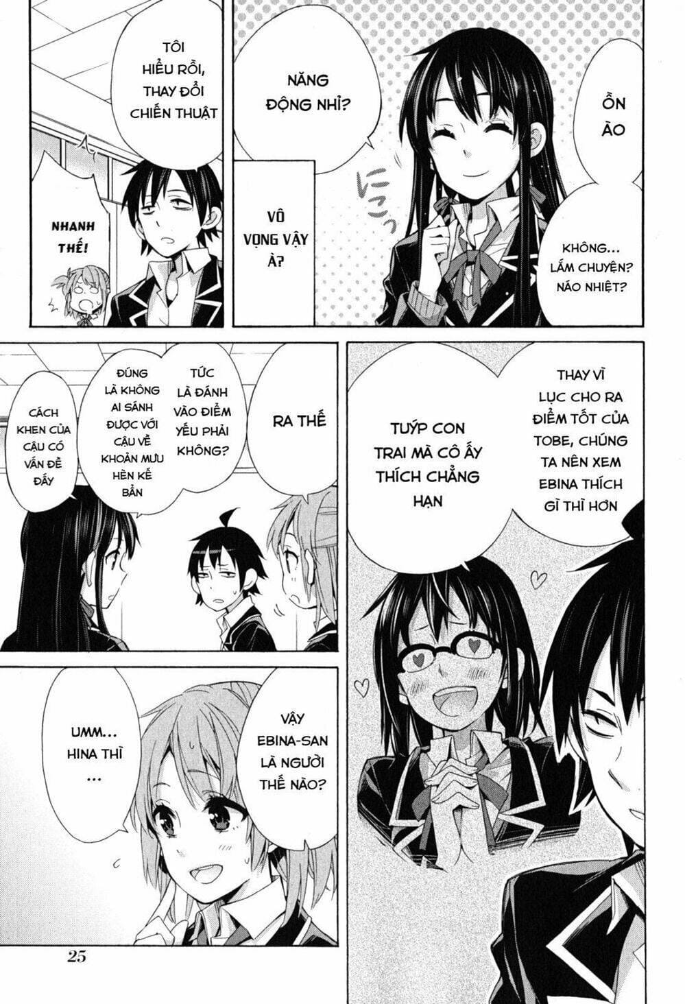 Truyện Tranh Chuyện Tình Thanh Xuân Bi Hài Của Tôi Quả Nhiên Là Sai Lầm - Oregairu trang 6