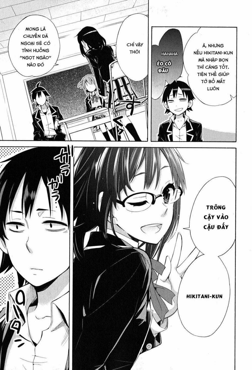 Truyện Tranh Chuyện Tình Thanh Xuân Bi Hài Của Tôi Quả Nhiên Là Sai Lầm - Oregairu trang 6