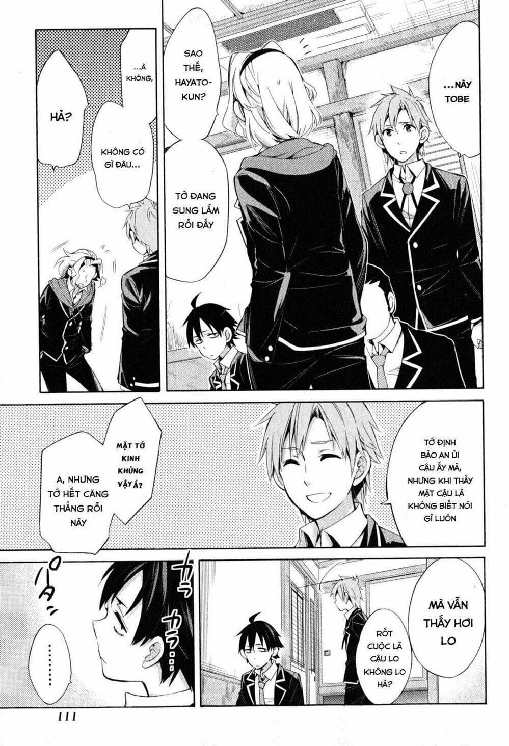 Truyện Tranh Chuyện Tình Thanh Xuân Bi Hài Của Tôi Quả Nhiên Là Sai Lầm - Oregairu trang 6