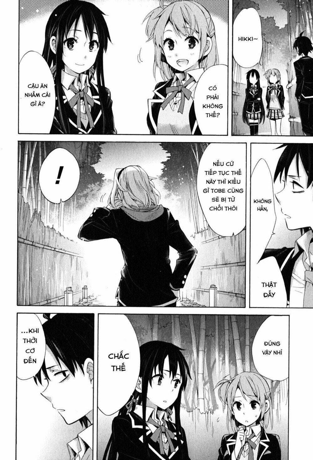 Truyện Tranh Chuyện Tình Thanh Xuân Bi Hài Của Tôi Quả Nhiên Là Sai Lầm - Oregairu trang 6