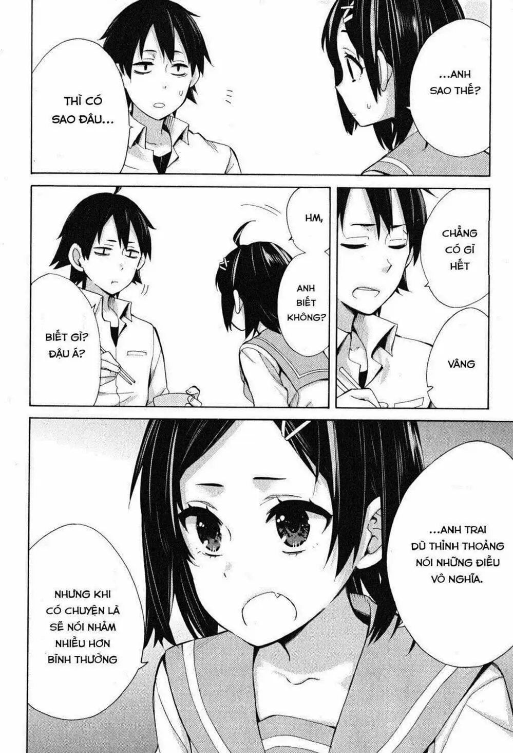 Truyện Tranh Chuyện Tình Thanh Xuân Bi Hài Của Tôi Quả Nhiên Là Sai Lầm - Oregairu trang 6