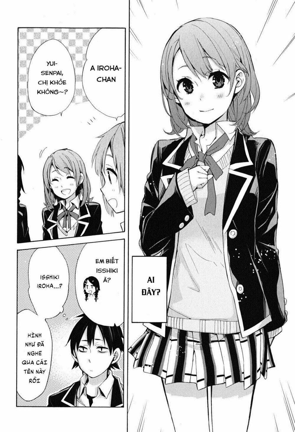 Truyện Tranh Chuyện Tình Thanh Xuân Bi Hài Của Tôi Quả Nhiên Là Sai Lầm - Oregairu trang 6