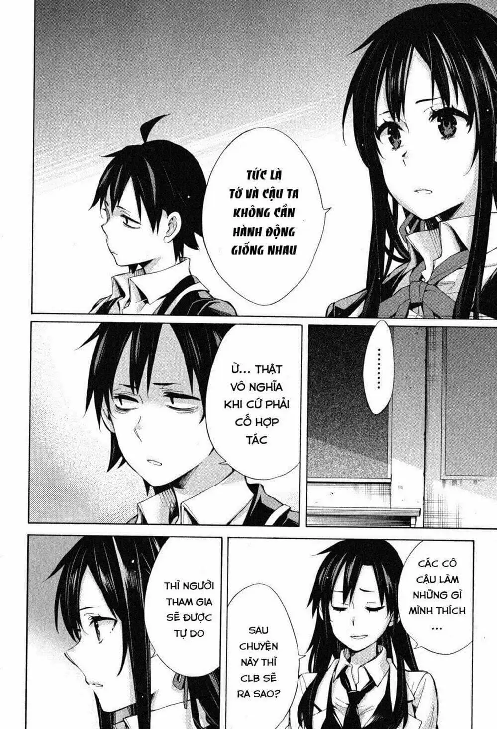 Truyện Tranh Chuyện Tình Thanh Xuân Bi Hài Của Tôi Quả Nhiên Là Sai Lầm - Oregairu trang 6