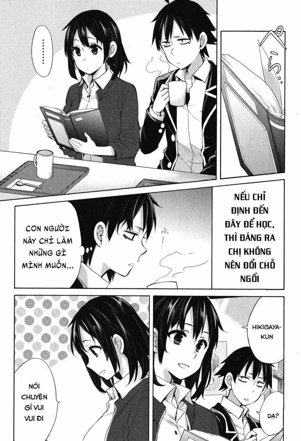 Truyện Tranh Chuyện Tình Thanh Xuân Bi Hài Của Tôi Quả Nhiên Là Sai Lầm - Oregairu trang 6