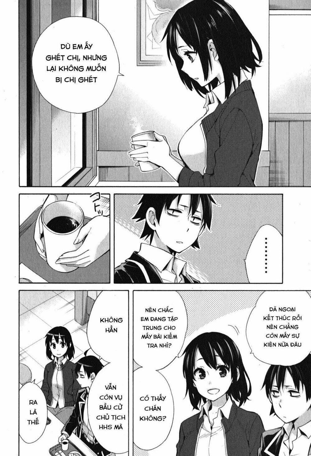 Truyện Tranh Chuyện Tình Thanh Xuân Bi Hài Của Tôi Quả Nhiên Là Sai Lầm - Oregairu trang 6