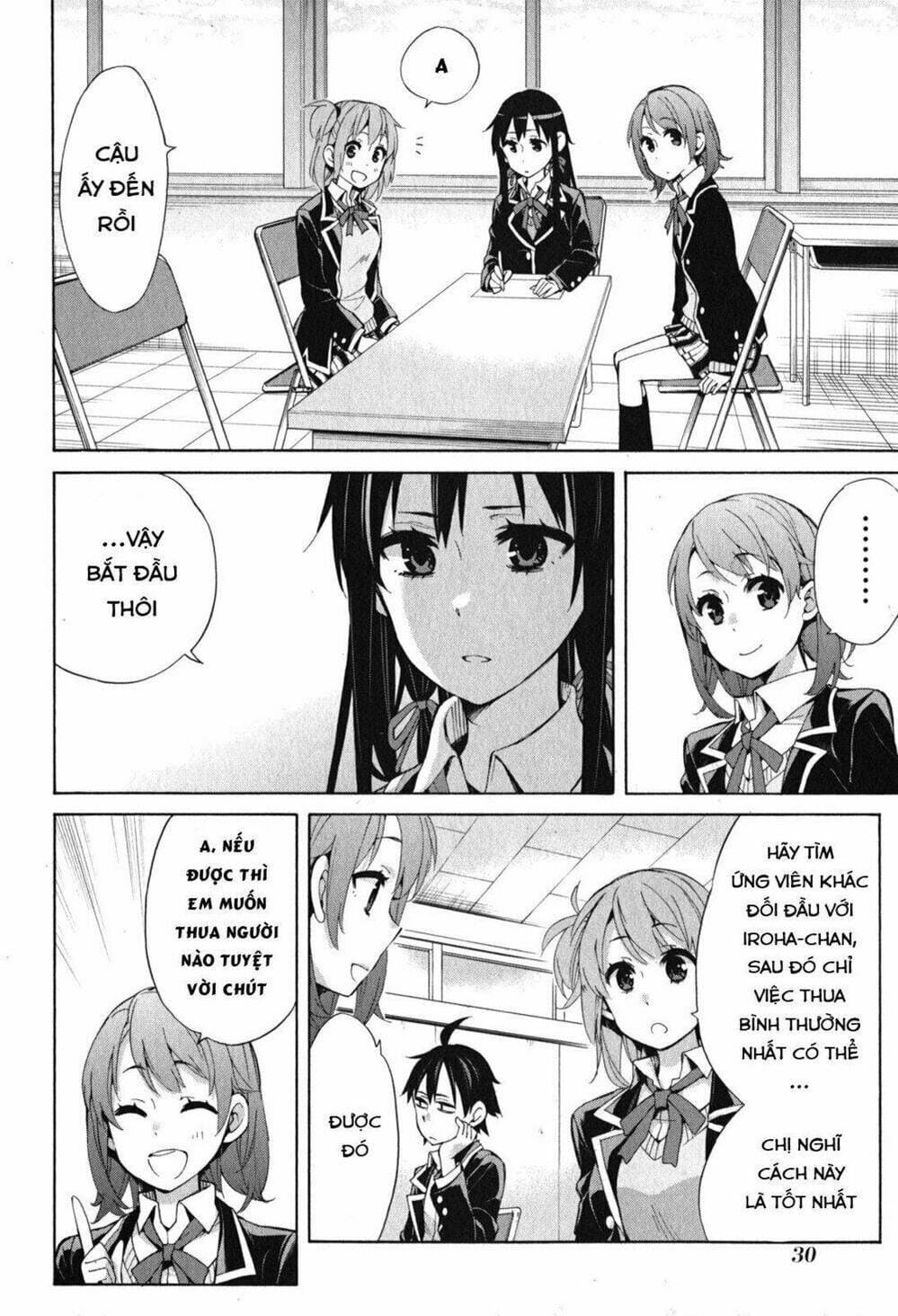 Truyện Tranh Chuyện Tình Thanh Xuân Bi Hài Của Tôi Quả Nhiên Là Sai Lầm - Oregairu trang 6