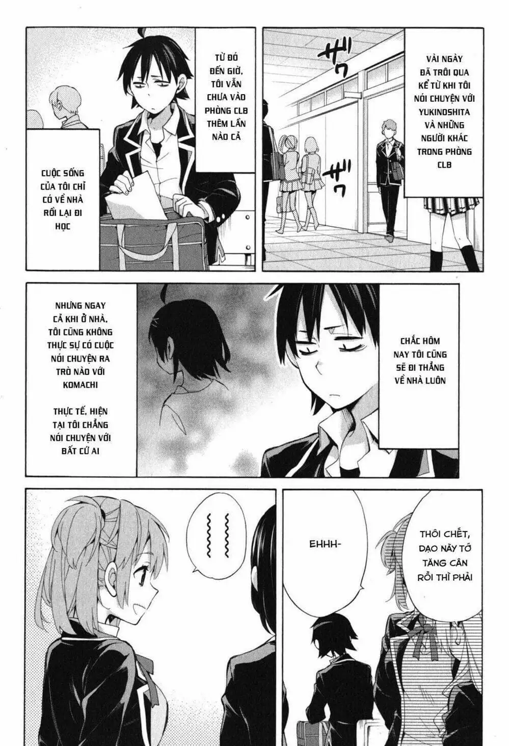 Truyện Tranh Chuyện Tình Thanh Xuân Bi Hài Của Tôi Quả Nhiên Là Sai Lầm - Oregairu trang 6