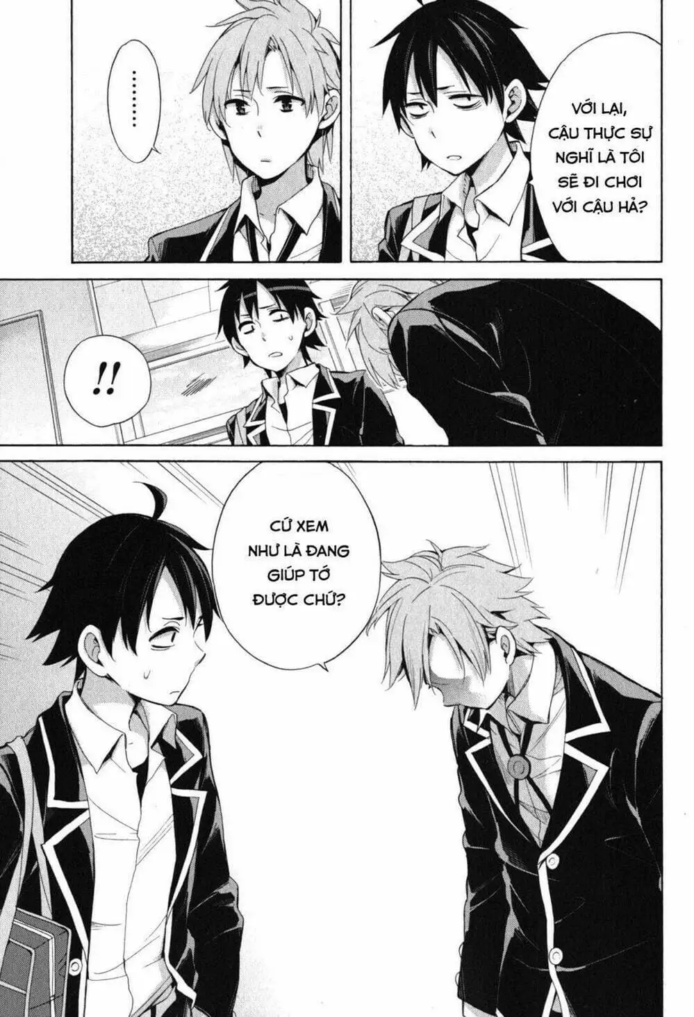 Truyện Tranh Chuyện Tình Thanh Xuân Bi Hài Của Tôi Quả Nhiên Là Sai Lầm - Oregairu trang 6