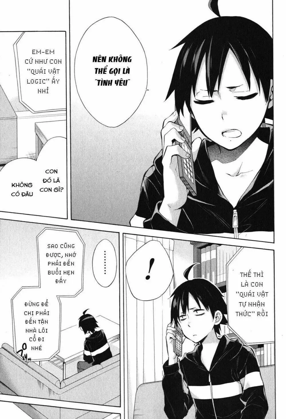 Truyện Tranh Chuyện Tình Thanh Xuân Bi Hài Của Tôi Quả Nhiên Là Sai Lầm - Oregairu trang 6