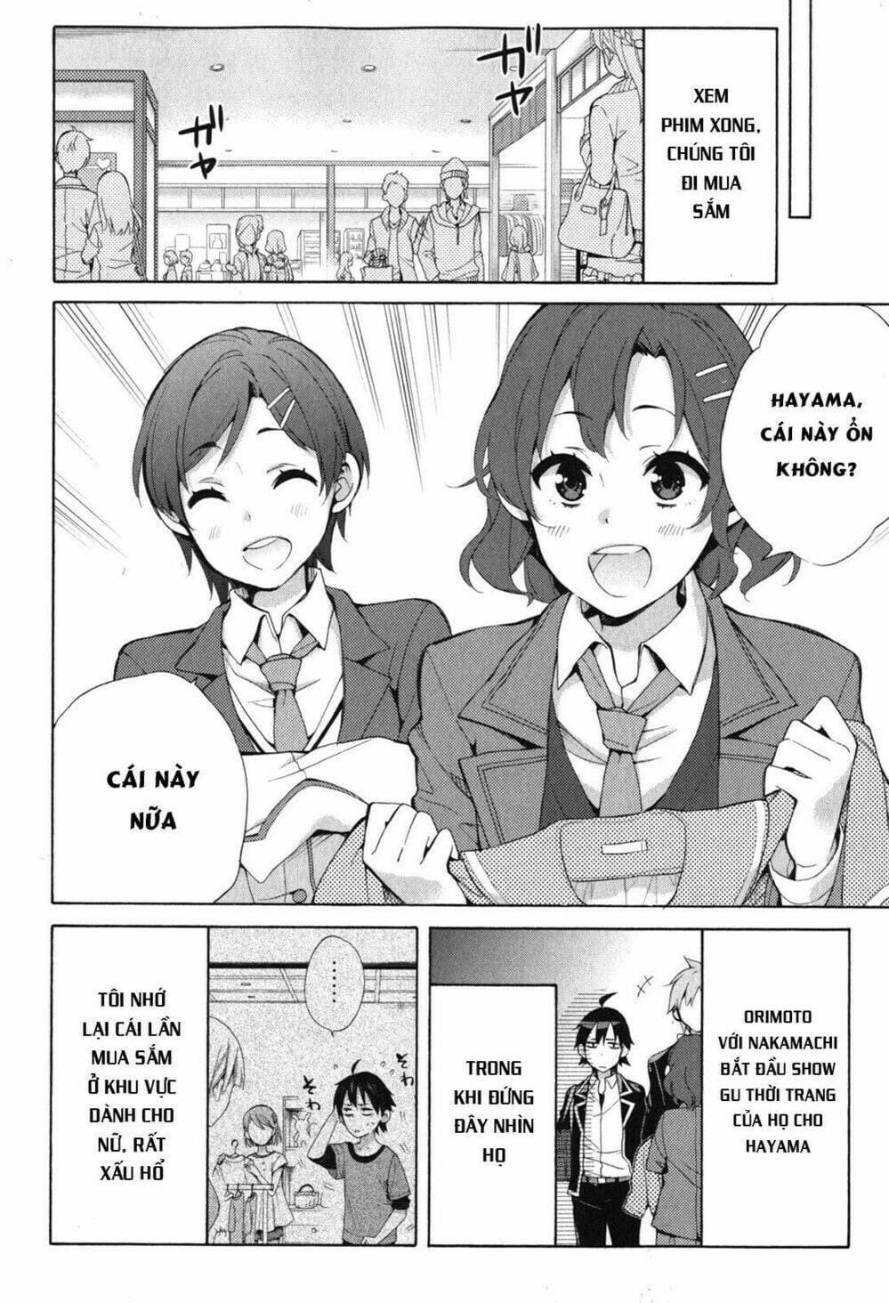 Truyện Tranh Chuyện Tình Thanh Xuân Bi Hài Của Tôi Quả Nhiên Là Sai Lầm - Oregairu trang 6