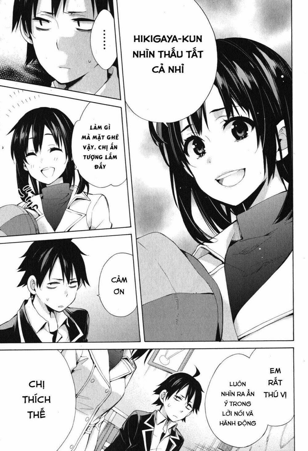 Truyện Tranh Chuyện Tình Thanh Xuân Bi Hài Của Tôi Quả Nhiên Là Sai Lầm - Oregairu trang 6