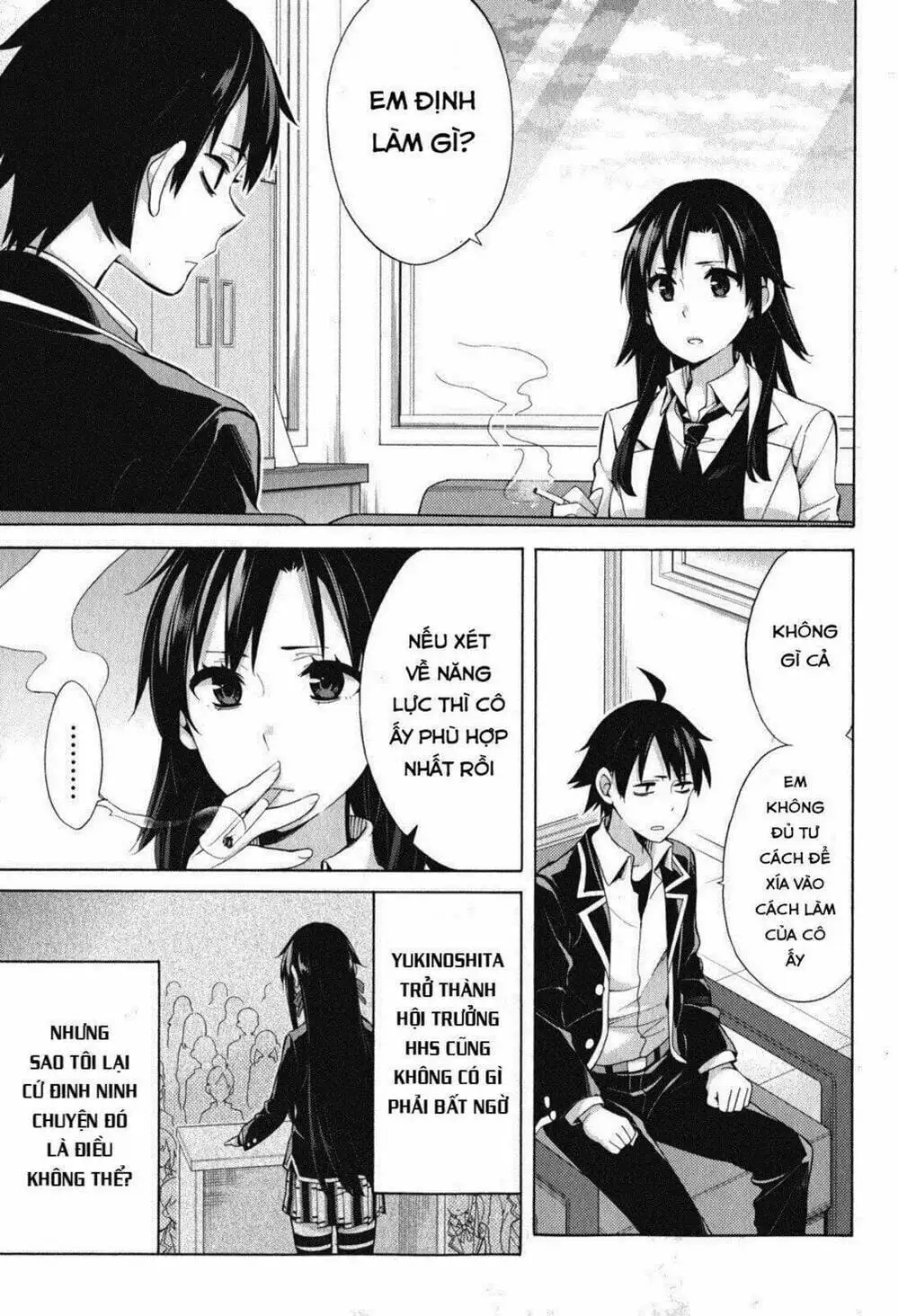 Truyện Tranh Chuyện Tình Thanh Xuân Bi Hài Của Tôi Quả Nhiên Là Sai Lầm - Oregairu trang 6