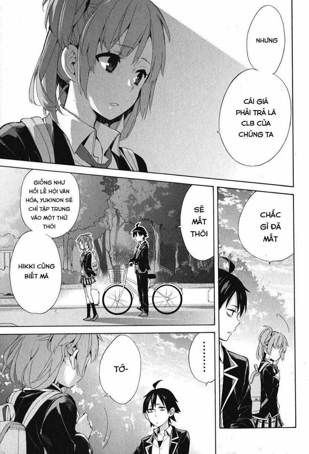 Truyện Tranh Chuyện Tình Thanh Xuân Bi Hài Của Tôi Quả Nhiên Là Sai Lầm - Oregairu trang 6