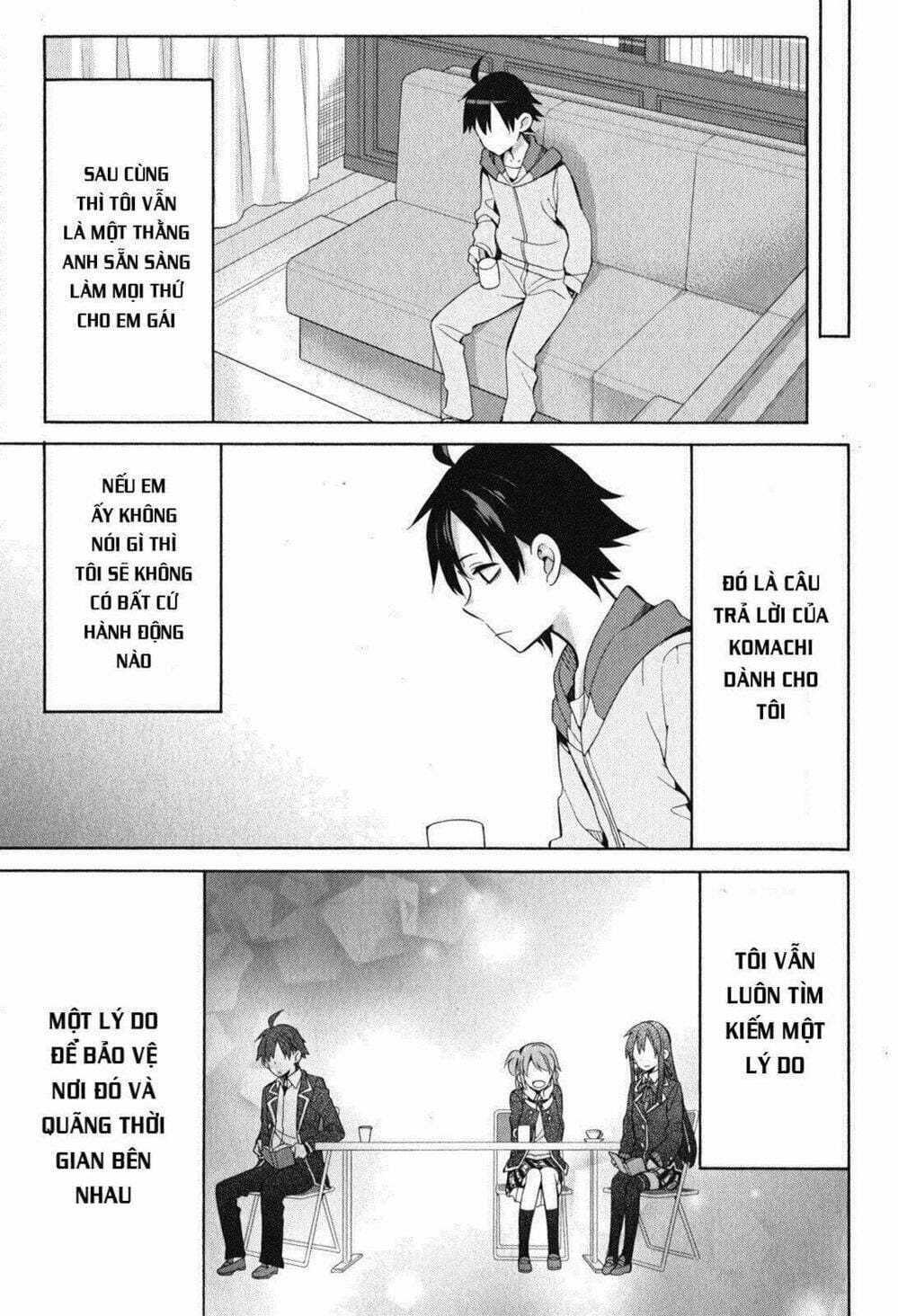 Truyện Tranh Chuyện Tình Thanh Xuân Bi Hài Của Tôi Quả Nhiên Là Sai Lầm - Oregairu trang 6