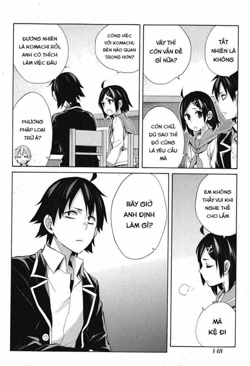 Truyện Tranh Chuyện Tình Thanh Xuân Bi Hài Của Tôi Quả Nhiên Là Sai Lầm - Oregairu trang 6