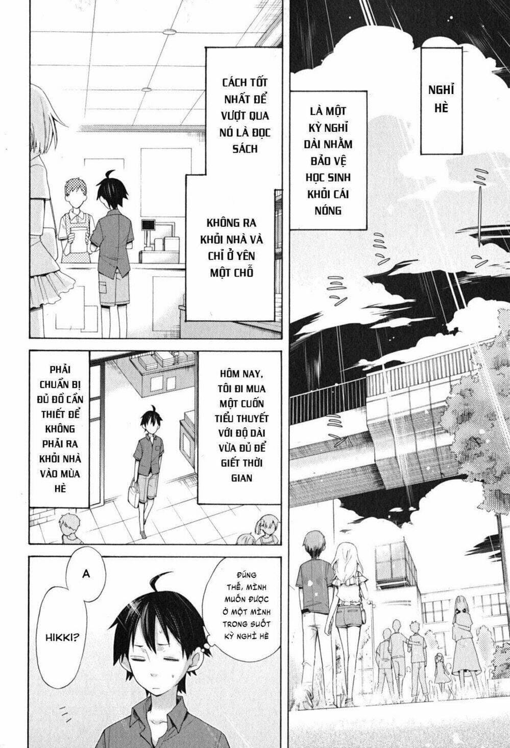 Truyện Tranh Chuyện Tình Thanh Xuân Bi Hài Của Tôi Quả Nhiên Là Sai Lầm - Oregairu trang 6