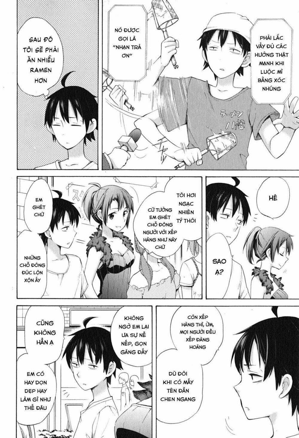 Truyện Tranh Chuyện Tình Thanh Xuân Bi Hài Của Tôi Quả Nhiên Là Sai Lầm - Oregairu trang 6