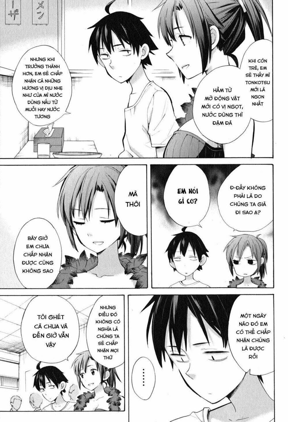 Truyện Tranh Chuyện Tình Thanh Xuân Bi Hài Của Tôi Quả Nhiên Là Sai Lầm - Oregairu trang 6