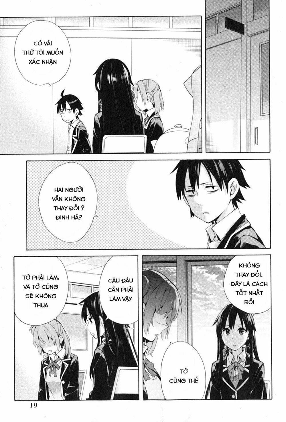 Truyện Tranh Chuyện Tình Thanh Xuân Bi Hài Của Tôi Quả Nhiên Là Sai Lầm - Oregairu trang 6