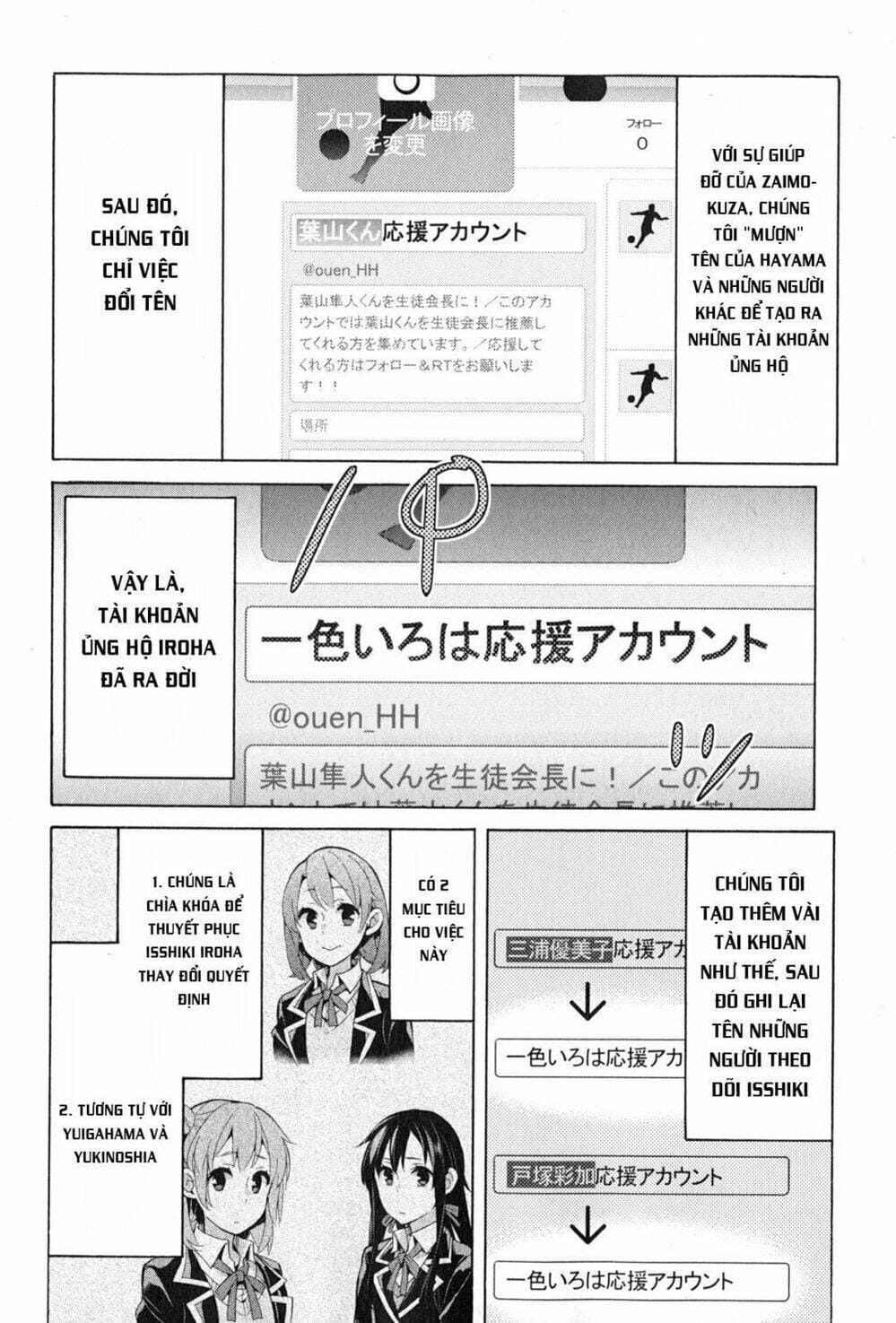 Truyện Tranh Chuyện Tình Thanh Xuân Bi Hài Của Tôi Quả Nhiên Là Sai Lầm - Oregairu trang 6