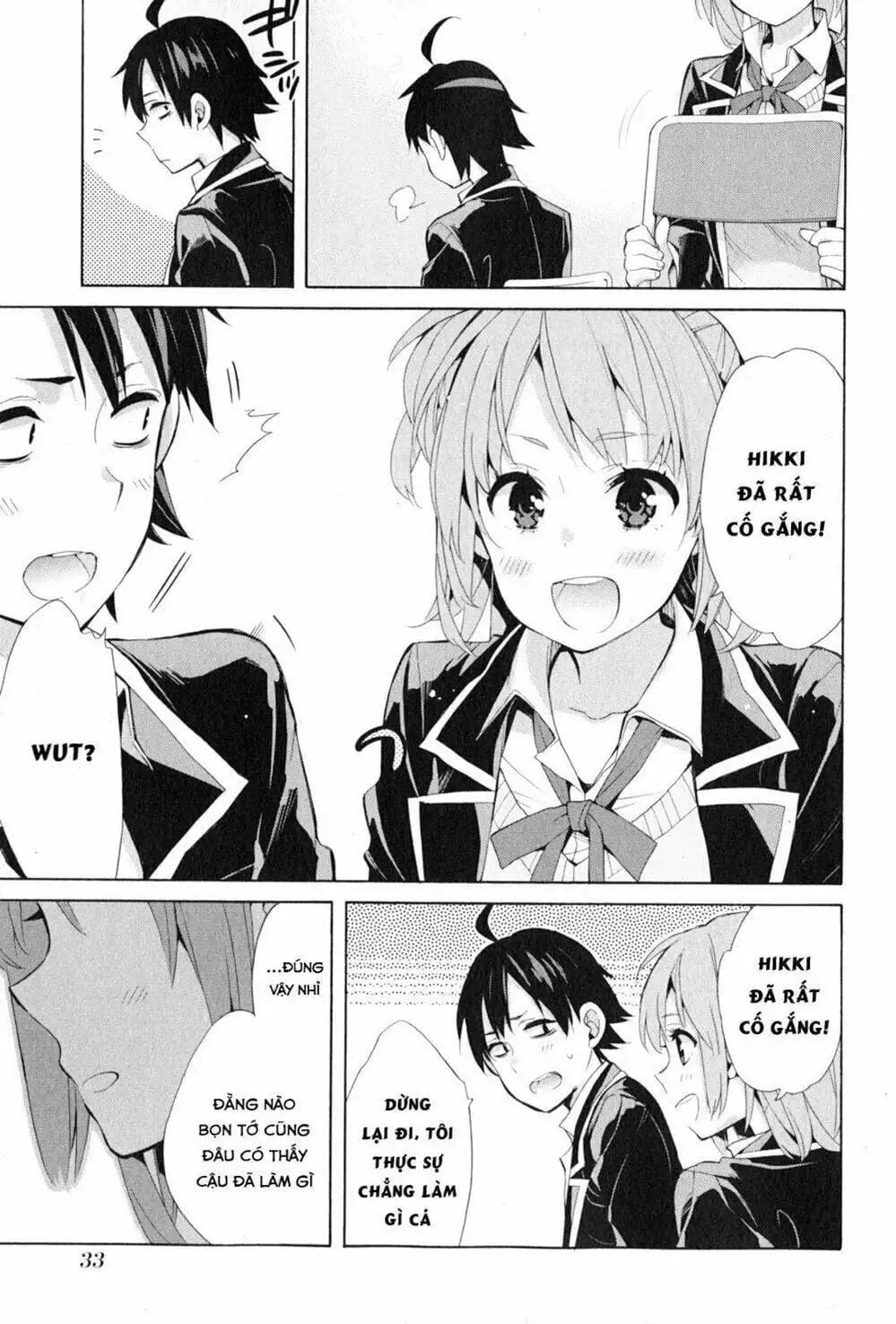 Truyện Tranh Chuyện Tình Thanh Xuân Bi Hài Của Tôi Quả Nhiên Là Sai Lầm - Oregairu trang 6