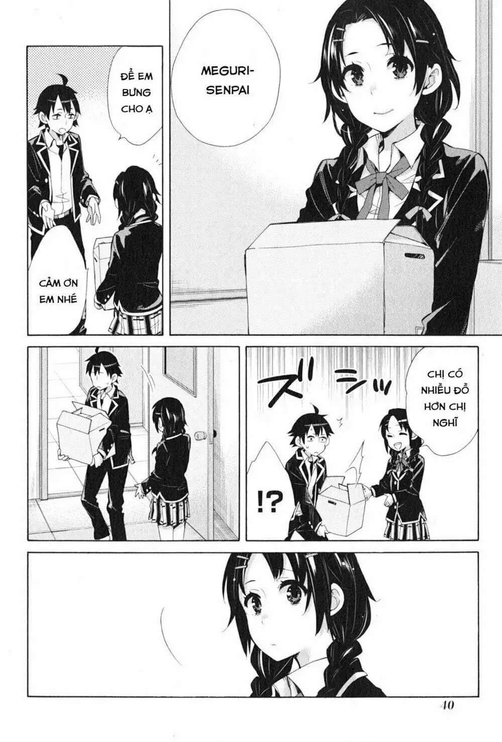 Truyện Tranh Chuyện Tình Thanh Xuân Bi Hài Của Tôi Quả Nhiên Là Sai Lầm - Oregairu trang 6