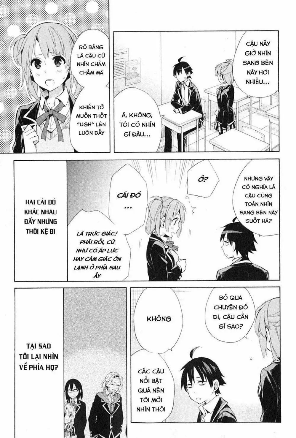 Truyện Tranh Chuyện Tình Thanh Xuân Bi Hài Của Tôi Quả Nhiên Là Sai Lầm - Oregairu trang 6