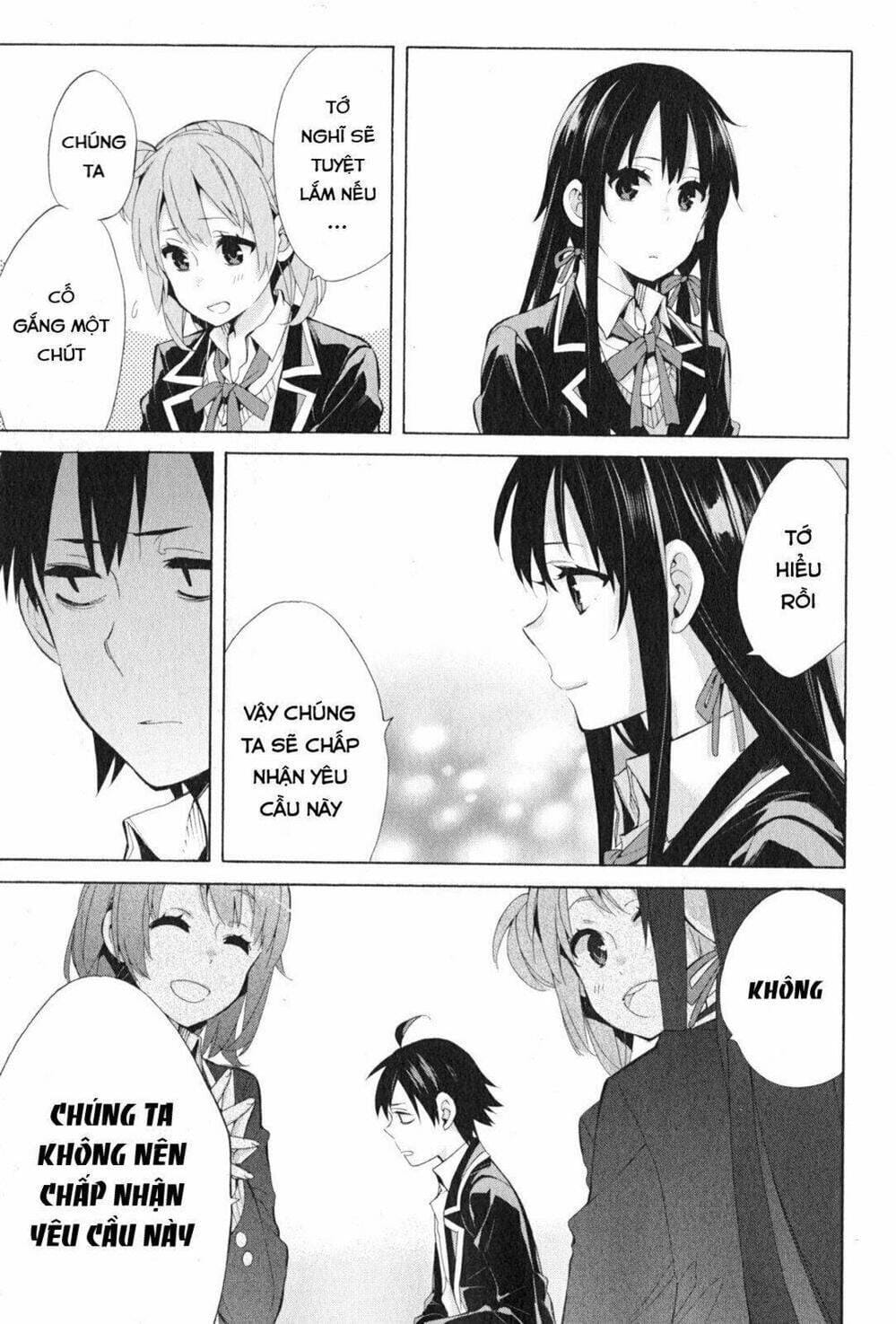 Truyện Tranh Chuyện Tình Thanh Xuân Bi Hài Của Tôi Quả Nhiên Là Sai Lầm - Oregairu trang 6