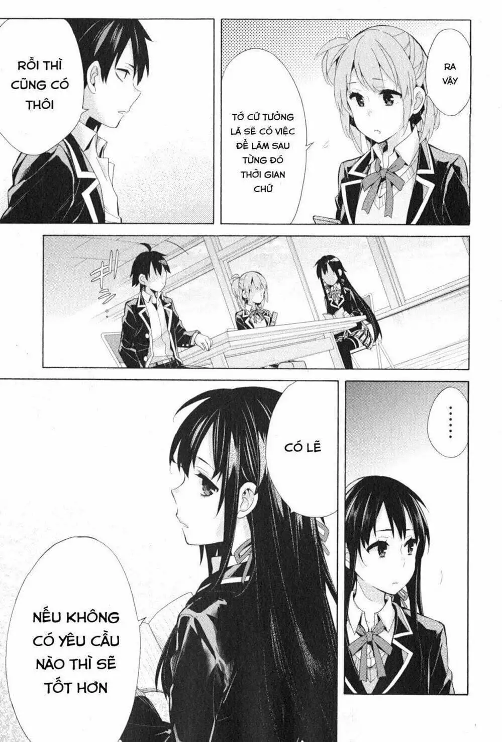 Truyện Tranh Chuyện Tình Thanh Xuân Bi Hài Của Tôi Quả Nhiên Là Sai Lầm - Oregairu trang 6