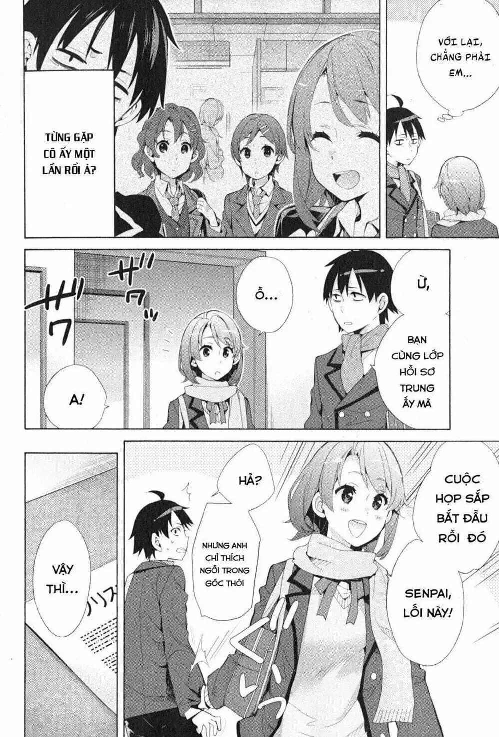 Truyện Tranh Chuyện Tình Thanh Xuân Bi Hài Của Tôi Quả Nhiên Là Sai Lầm - Oregairu trang 6