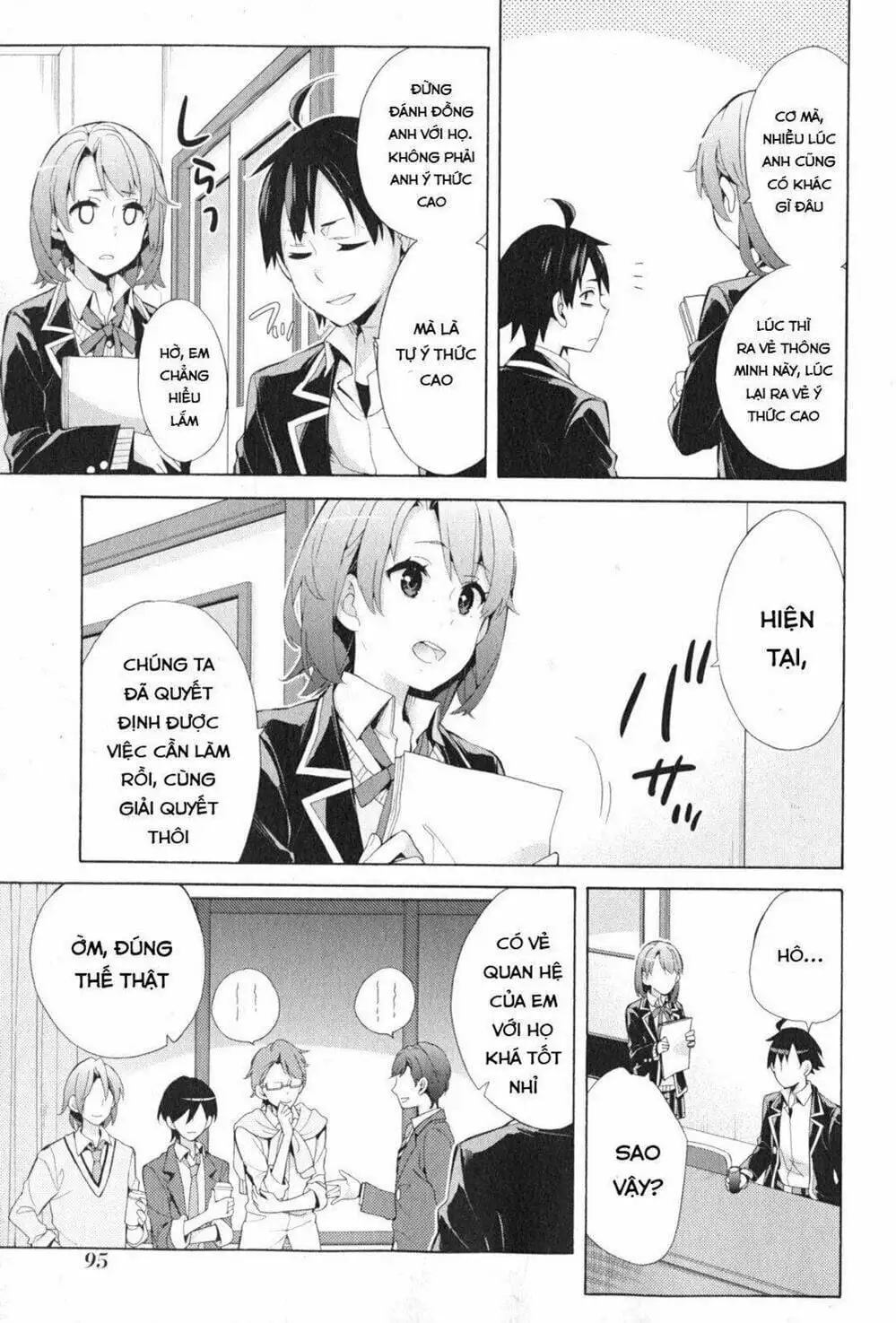 Truyện Tranh Chuyện Tình Thanh Xuân Bi Hài Của Tôi Quả Nhiên Là Sai Lầm - Oregairu trang 6