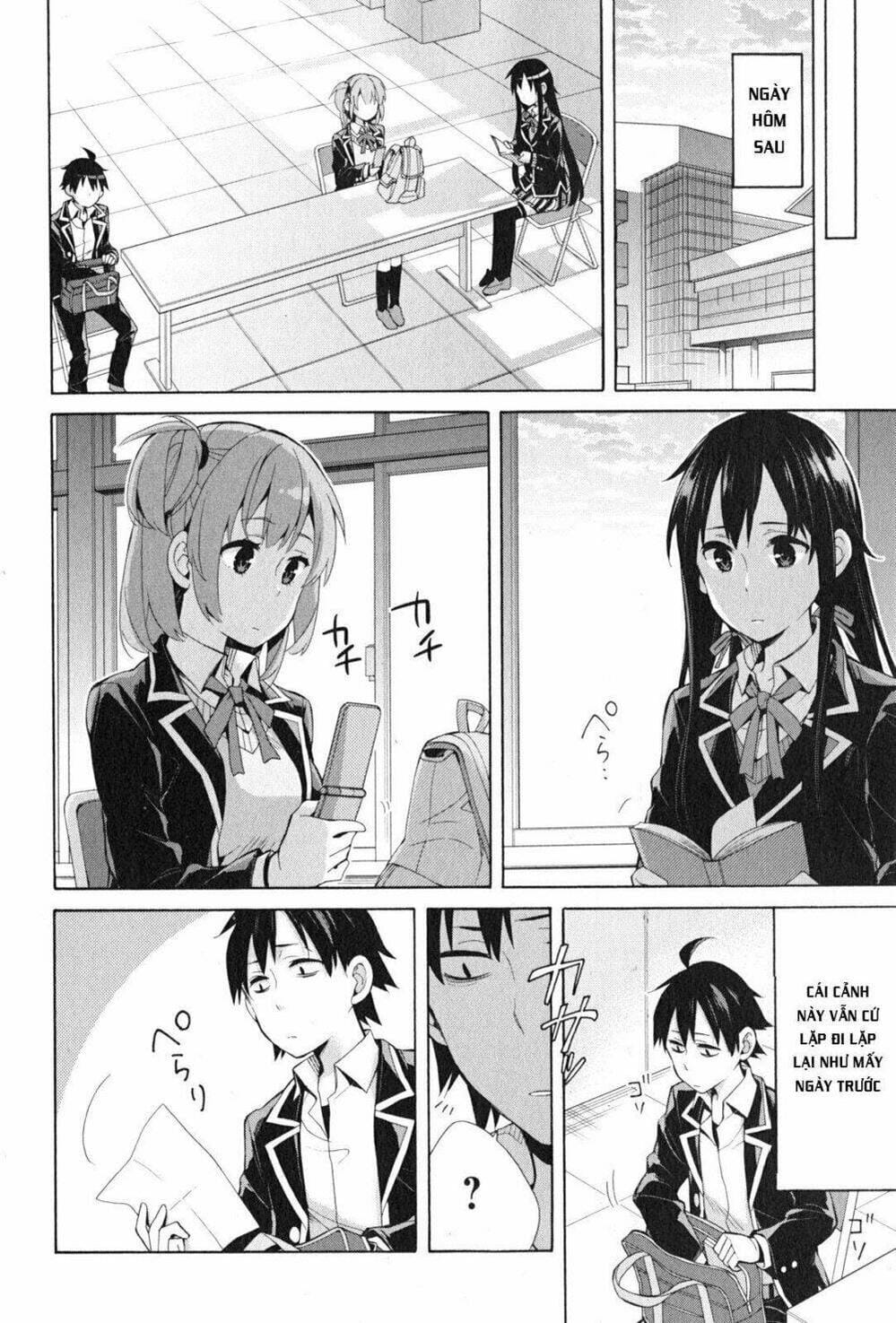 Truyện Tranh Chuyện Tình Thanh Xuân Bi Hài Của Tôi Quả Nhiên Là Sai Lầm - Oregairu trang 6
