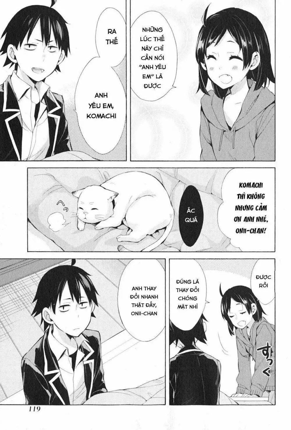 Truyện Tranh Chuyện Tình Thanh Xuân Bi Hài Của Tôi Quả Nhiên Là Sai Lầm - Oregairu trang 6