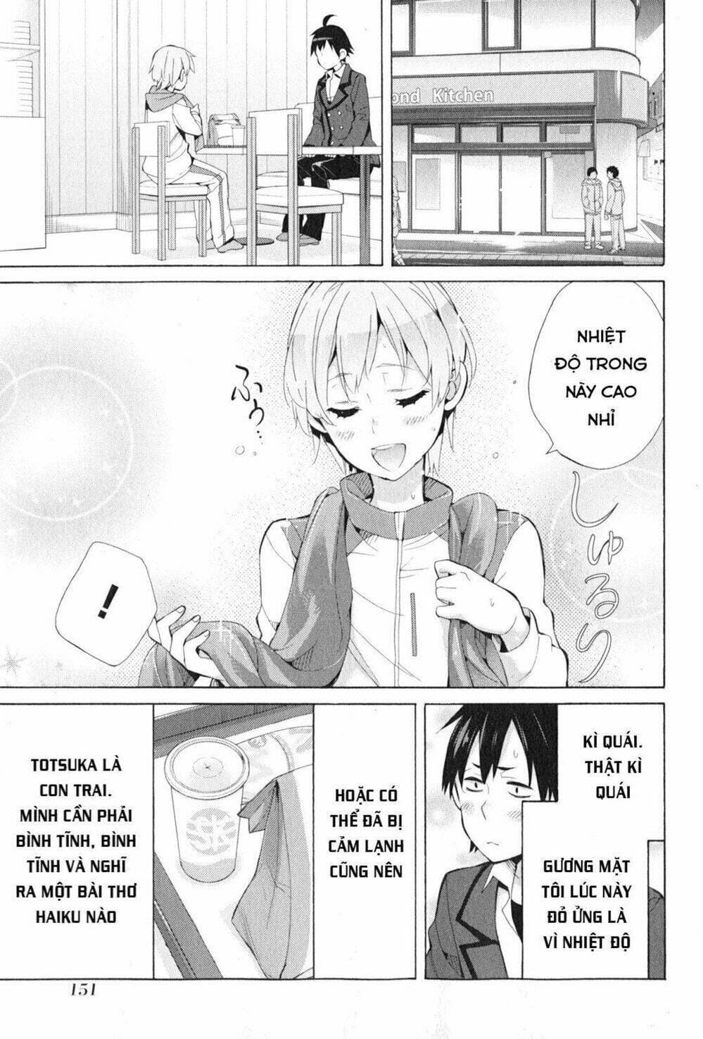 Truyện Tranh Chuyện Tình Thanh Xuân Bi Hài Của Tôi Quả Nhiên Là Sai Lầm - Oregairu trang 6