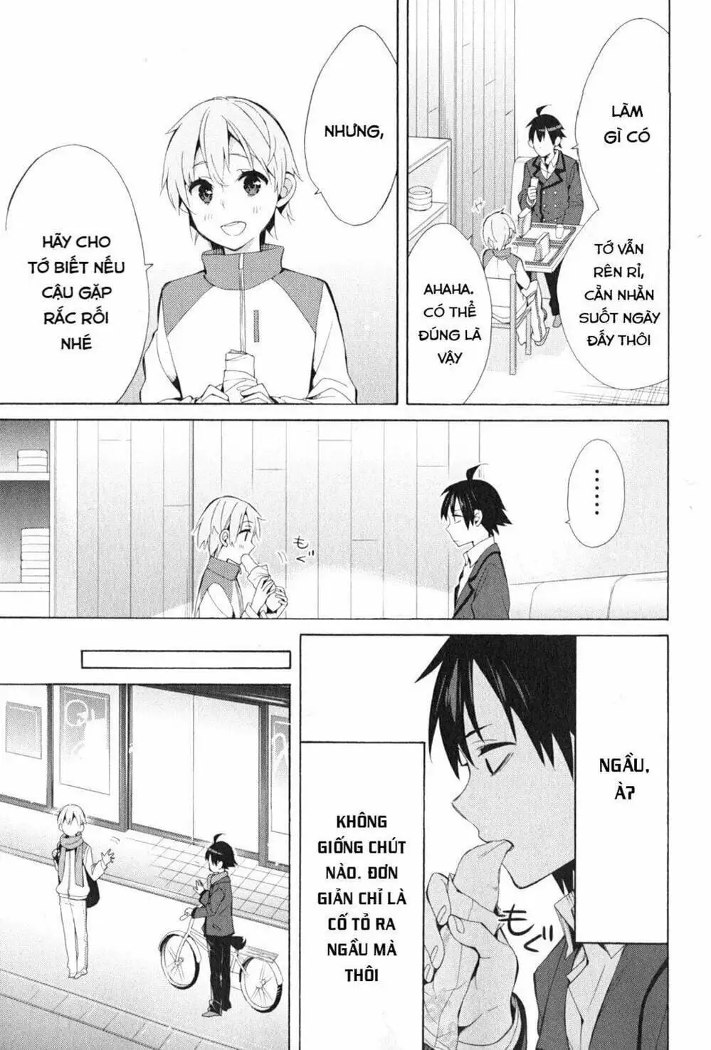 Truyện Tranh Chuyện Tình Thanh Xuân Bi Hài Của Tôi Quả Nhiên Là Sai Lầm - Oregairu trang 6