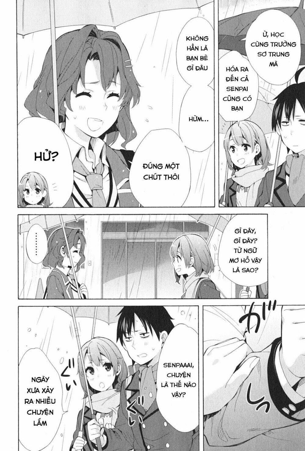 Truyện Tranh Chuyện Tình Thanh Xuân Bi Hài Của Tôi Quả Nhiên Là Sai Lầm - Oregairu trang 6