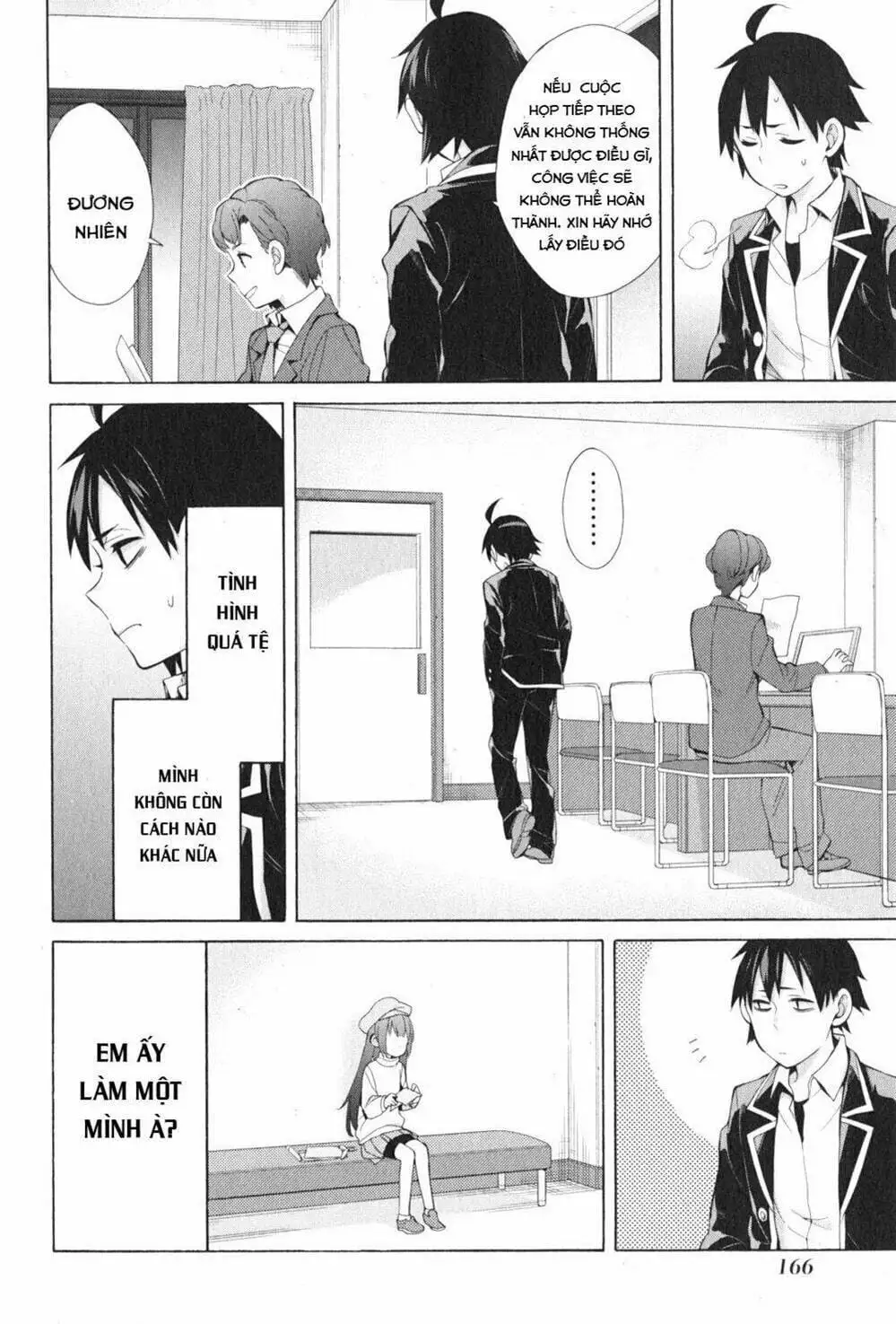 Truyện Tranh Chuyện Tình Thanh Xuân Bi Hài Của Tôi Quả Nhiên Là Sai Lầm - Oregairu trang 6